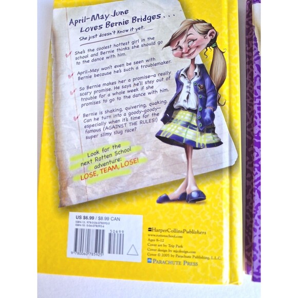 R.L. Stine Books Book Lot of 3 - Rotten School 3,4,5 - Goosebumps Age 9-12 EC - Picture 8 of 11